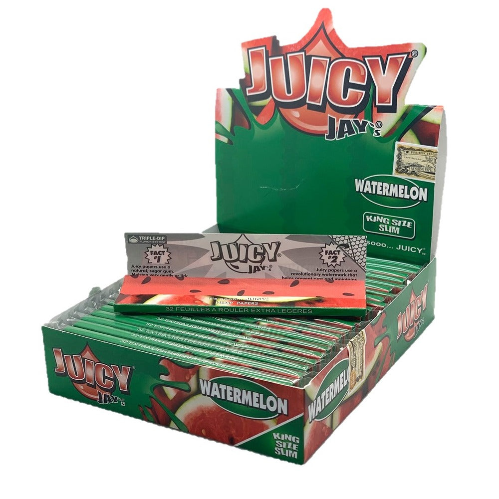 Juicy Jay Watermelon Kingsize Rolling Paper - Everyday Smoking 