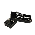 Wise Skies black unrefined perforated rolling tips
