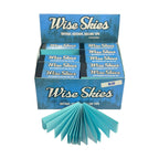 Wise Skies blue non perforated rolling tips
