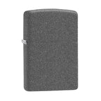 Zippo classic iron stone textured grey windproof lighter