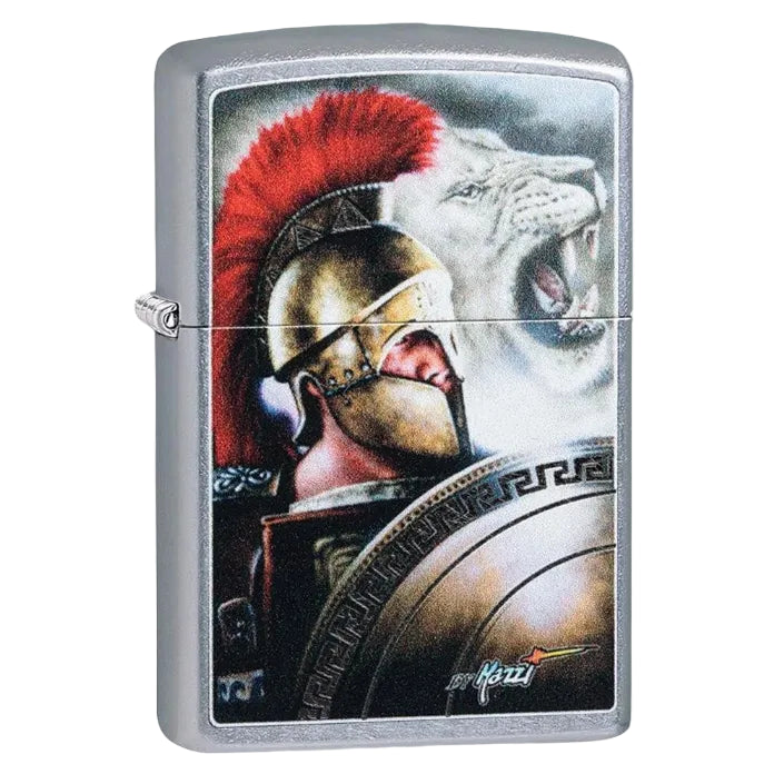 Zippo Mazzi Roman warrior lion windproof lighter refillable
