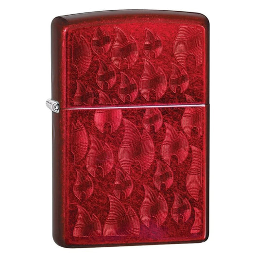 Zippo red flame pattern windproof refillable lighter
