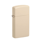 Zippo Slim flat sand windproof lighter matte beige refillable