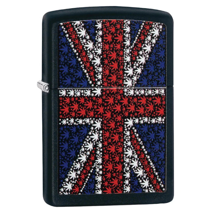 Zippo Union Jack windproof lighter limited edition UK flag design boxed